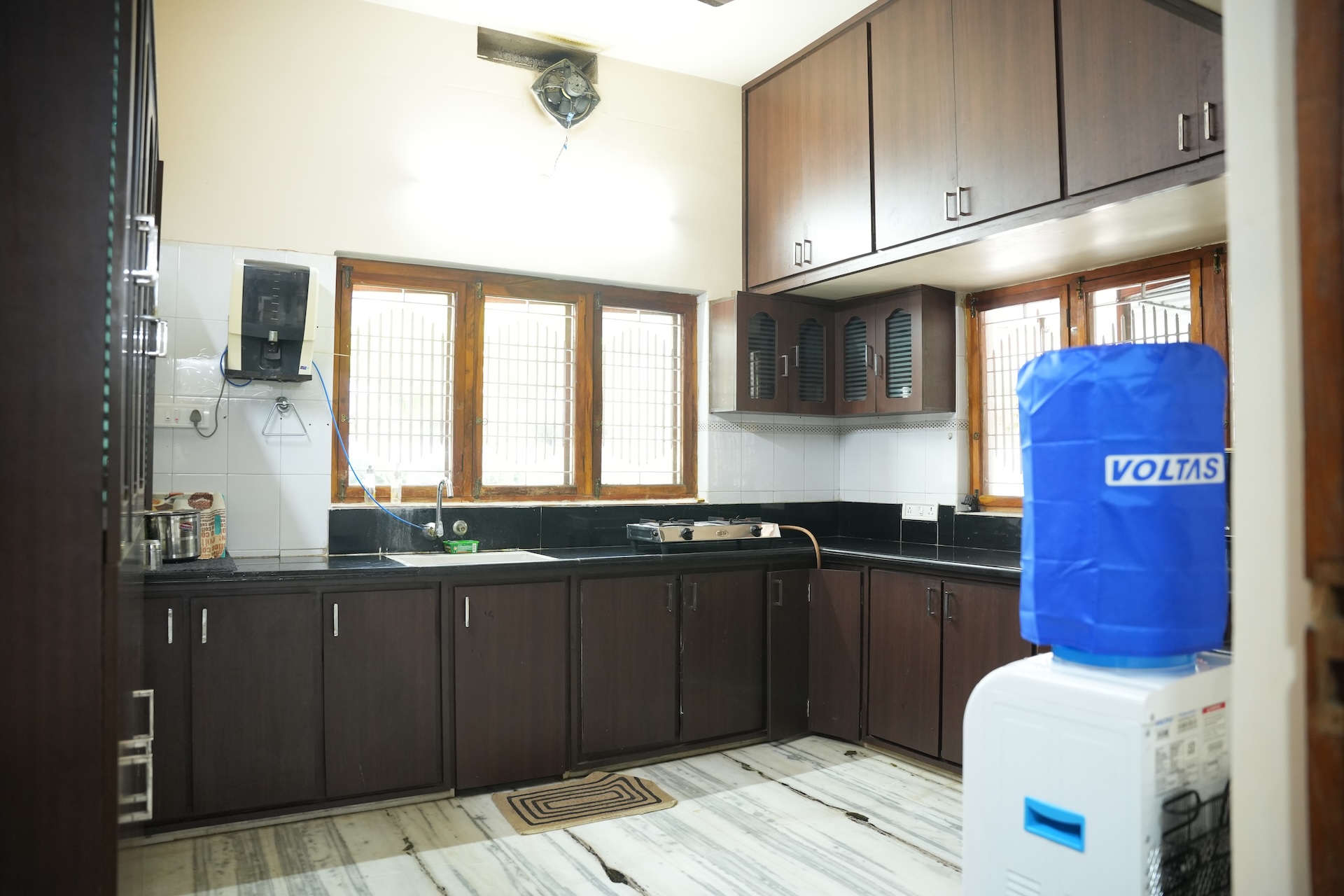 Dining and kitchen